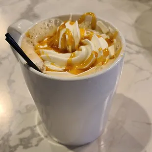 Caramel latte.