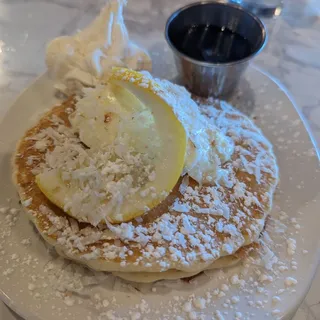 LEMON COCONUT PANCAKES