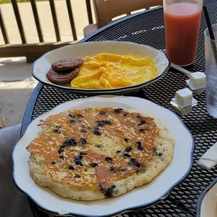 The blueberry cake breakfast.