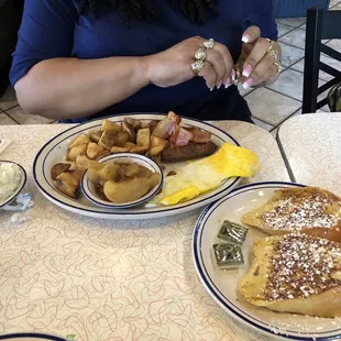 This is the big breakfast with French toast excellent meal