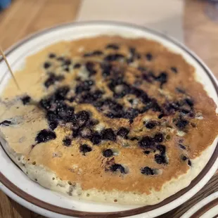 Blueberry pancake