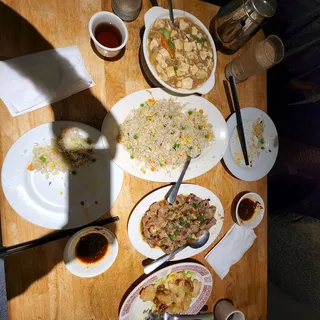 Chicken, Salted Fish, and Tofu Hot Pot