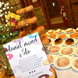 Wedding day donuts!