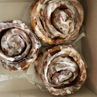 Cinnamon rolls.