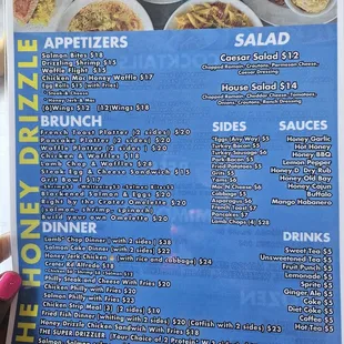 Menu front
