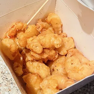 Perfect Fried Shrimp Not Too Salty.
