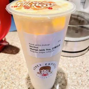 Mango Milk Tea