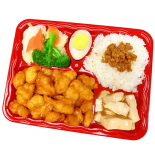 Orange Chicken Bento, 橘子雞便當