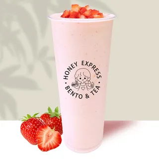 Strawberry Milk Smoothie,