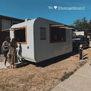 Honey Girl Trailer set up at an event!