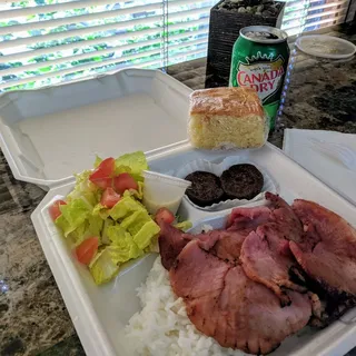 Honey Glazed Ham plate