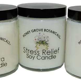 Our fully scented candles made with 100% soy wax