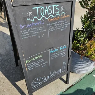 Toast specials, July 2024