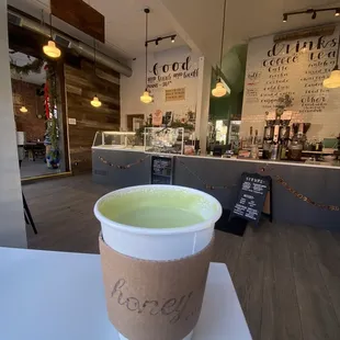 Oat Milk Matcha Latte