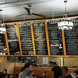 Menu board