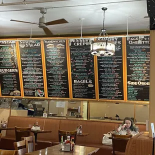 Extensive menu