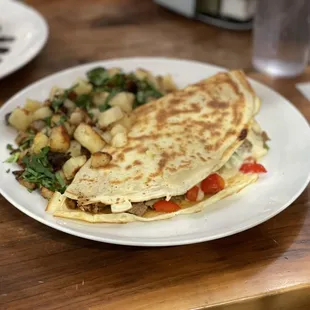 Philly Cheesesteak crepe