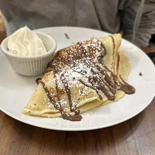 Nutella Banana Crepe