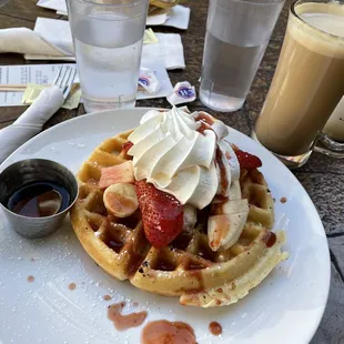 Belgian Waffle Breakfast