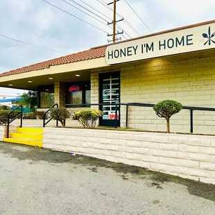 Side view of business