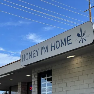 the front of the building