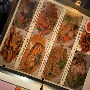 sushi and sashimi, interior