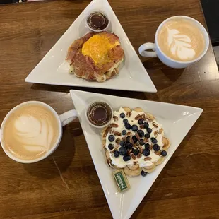 Beekeeper - Large, Lemon Blueberry, and Savory Waffle