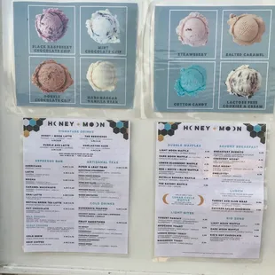 menus and prices