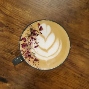 Honey Rose Latte