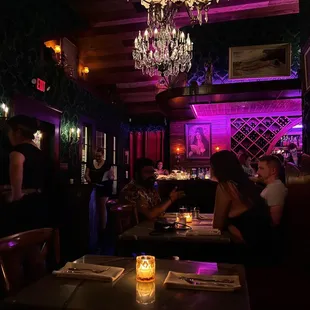 View of the entrance and bar!