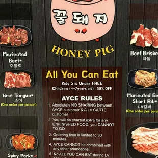pizza, menu