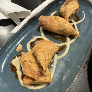 Cheesesteak egg rolls