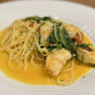 Shrimp Scampi (1/2 as wife and I split)