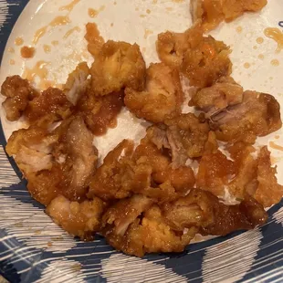 It's suppose to be sweet &amp; sour chicken. Where's the chicken?