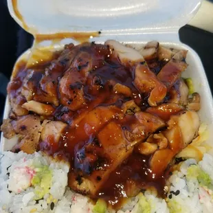 #15. Cali roll &amp; chicken bowl to go