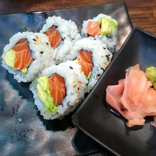 Salmon and Avocado rolls