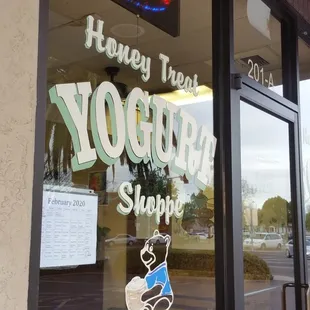 Simple, but classy window signage.