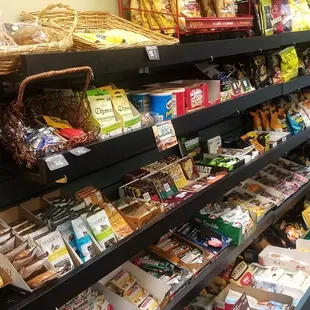 Great selection of snacks