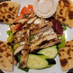 Chicken green salad