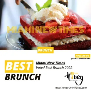 Awarded Miami's Best Brunch 2022