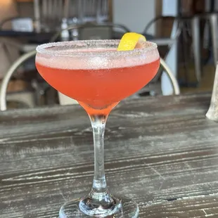 The Pink Lady. Looks like hers but real men wear and drink pink!