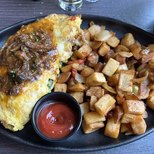 Oxtail Omelette
