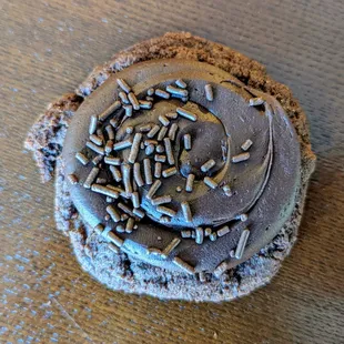Double Fudge Brownie Cookie | Instagram: @telephonesmoothie