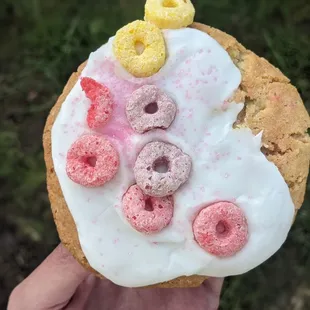 Fruit Loops Poptart Cookie