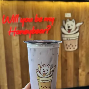 Taro milk tea