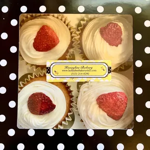 Strawberry Shortcake cupcakes