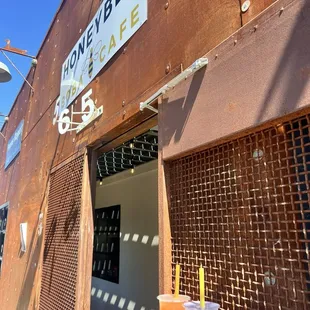 Front &amp; our drinks