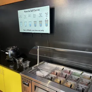 More of the create your own boba bar