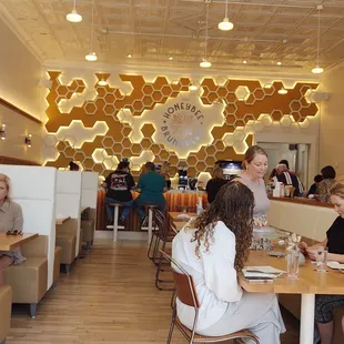 Just a taste of the cool ambiance in this restaurant!