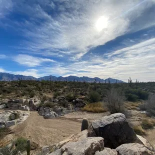 Stunning views from the rock I climbed